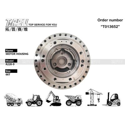 R220-9 Ekskavatör Seyahat Motor Muhafazası Dişli Parçaları Seyahat Tahrik Ekskavatör Yedek Parçaları İçin