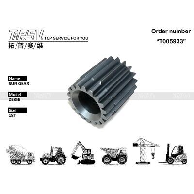 Yüksek Dayanıklılıklı Hidrolik Motor TM10VD Kazıcı Seyahat 2 Aşama Güneş Düğmesi Motor Parçaları