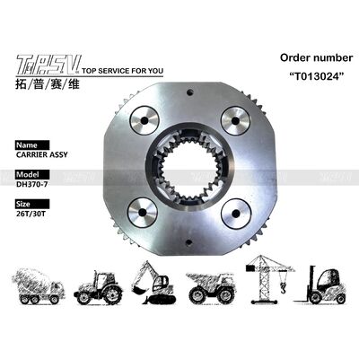 DH370-7 Ekskavatör Salıncak 2 Kademeli Taşıyıcı ASSY Motor Şaft Parçaları Salıncak Tahrikli Ekskavatör Yedek Parçaları için